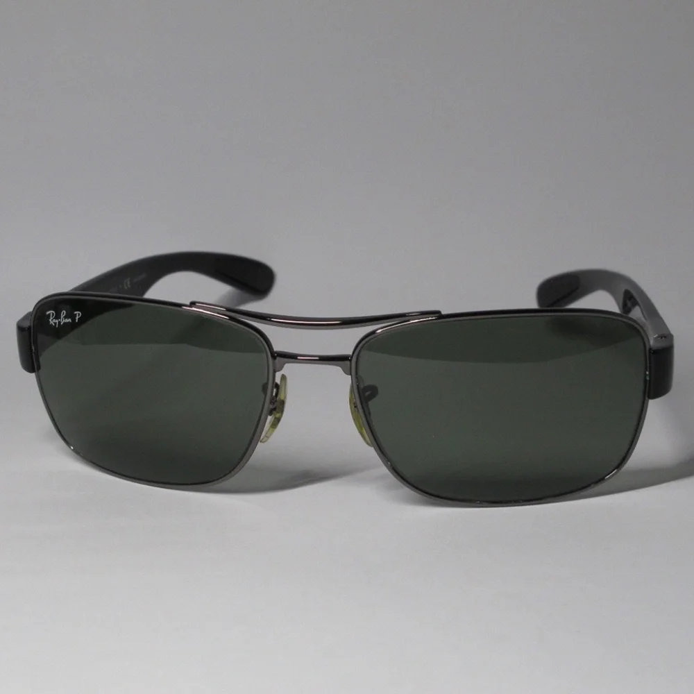 Ray-Ban Square Sunglasses For Men EYEWEAR Green Polarized Polycarbonate Lenses